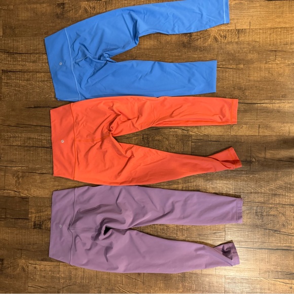 Women’s Colorful Lululemon Leggings Set - Picture 2 of 5
